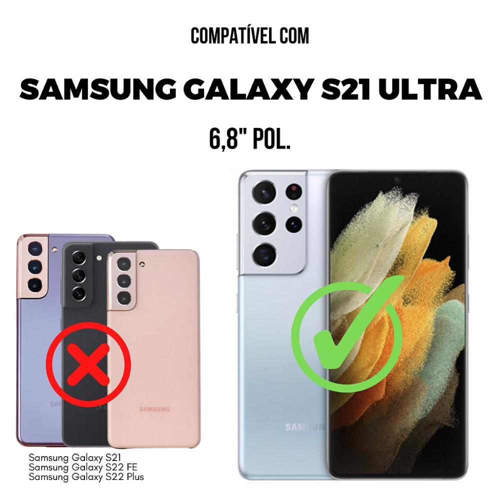 Película para Samsung Galaxy S21 Ultra 5G - Frente e Verso - Full Body Armor 360° - Gshield - 3