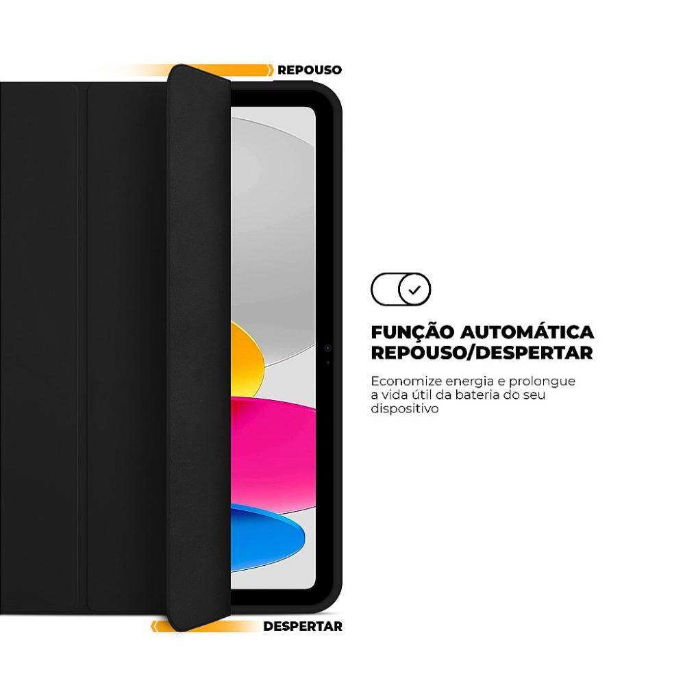 Capa case capinha para iPad 10.9" 2022 - Clear View -Gshield - 3