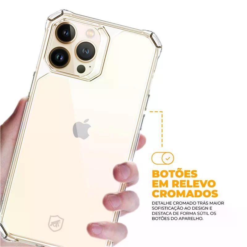 Capa case capinha para iPhone 15 Pro Max - Clear Proof - Gshield - 3
