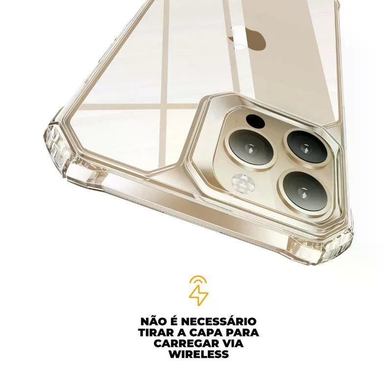 Capa case capinha para iPhone 15 Pro Max - Clear Proof - Gshield - 5