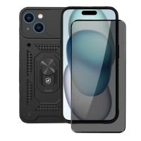Kit Capa case capinha Dinamic Cam Protection e Pelicula Defender Pro Privacidade para iPhone 15 - Gshield - 1