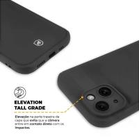 Kit Capa case capinha Symetric Preta e Pelicula Ultra Glass Preta para iPhone 15 - Gshield - 5