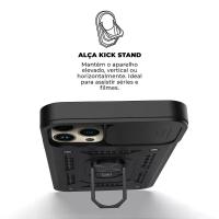 Kit Capa case capinha Dinamic Cam Protection e Pelicula Ultra Glass Preta para iPhone 15 Pro Max - Gshield - 5