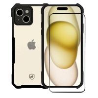 Kit Capa Dual Shock X e Pelicula Ultra Glass para iPhone 15 - Gshield - 1