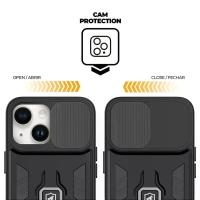 Kit Capa case capinha Defender e Pelicula Ultra Glass para iPhone 15 Pro Max - Gshield - 5