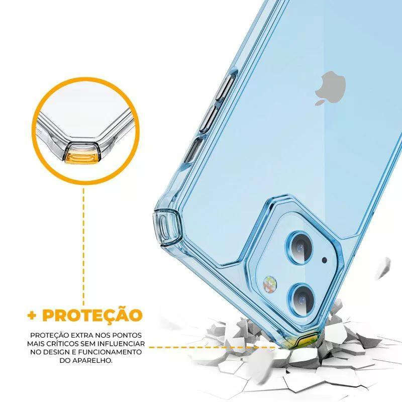 Kit Capa case capinha Clear Proof e Pelicula Ultra Glass para iPhone 15 Plus - Gshield - 4