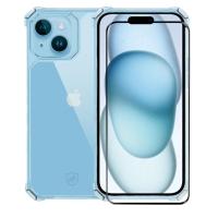 Kit Capa case capinha Clear Proof e Pelicula Ultra Glass para iPhone 15 Plus - Gshield - 1