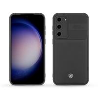 Kit Capa case capinha Symetric Preta e Pelicula Coverage para Samsung Galaxy S23 Plus - Gshield