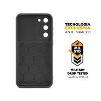 Kit Capa case capinha Symetric Preta e Pelicula Coverage para Samsung Galaxy S23 Plus - Gshield - 6