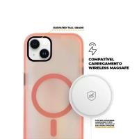 Kit Capa case capinha Magsafe Pro Rosa e Pelicula Ultra Glass para iPhone 15 Plus - Gshield - 6