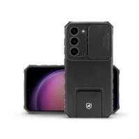 Kit Capa case capinha Victus e Pelicula Dual Glass Preta para Samsung Galaxy S23 Plus - Gshield - 7