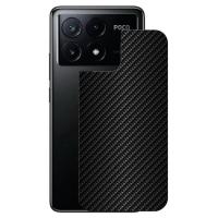 Película para Poco X6 Pro 5G - Traseira de Fibra de Carbono Preta - Gshield - 1