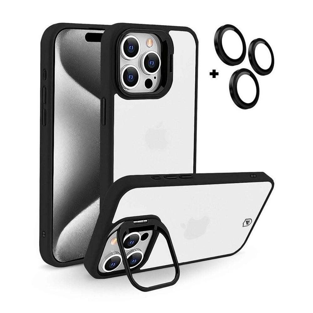 Capa case capinha para iPhone 15 Pro Max - Gravity Preta - Gshield - 1
