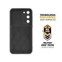 Kit Capa case capinha Symetric Preta e Pelicula Dual Glass Preta para Samsung Galaxy S23 Plus - Gshield - 5