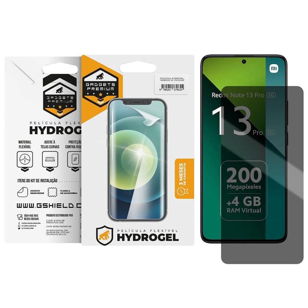 Película para Redmi Note 13 Pro 5G - Privacidade Hydrogel - Gshield - 1