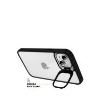 Kit Capa case capinha Gravity Preta e Pelicula Ultra Glass para iPhone 15 - Gshield - 6