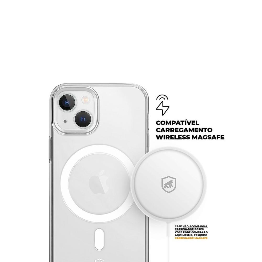 Kit Capa MagSafe Crystal Armor e Pelicula Ultra Glass para iPhone 15 - Gshield - 5