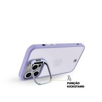 Kit Capa case capinha Gravity Lilás  e Pelicula Defender Pro Privacidade para iPhone 15 Pro Max - Gshield - 6