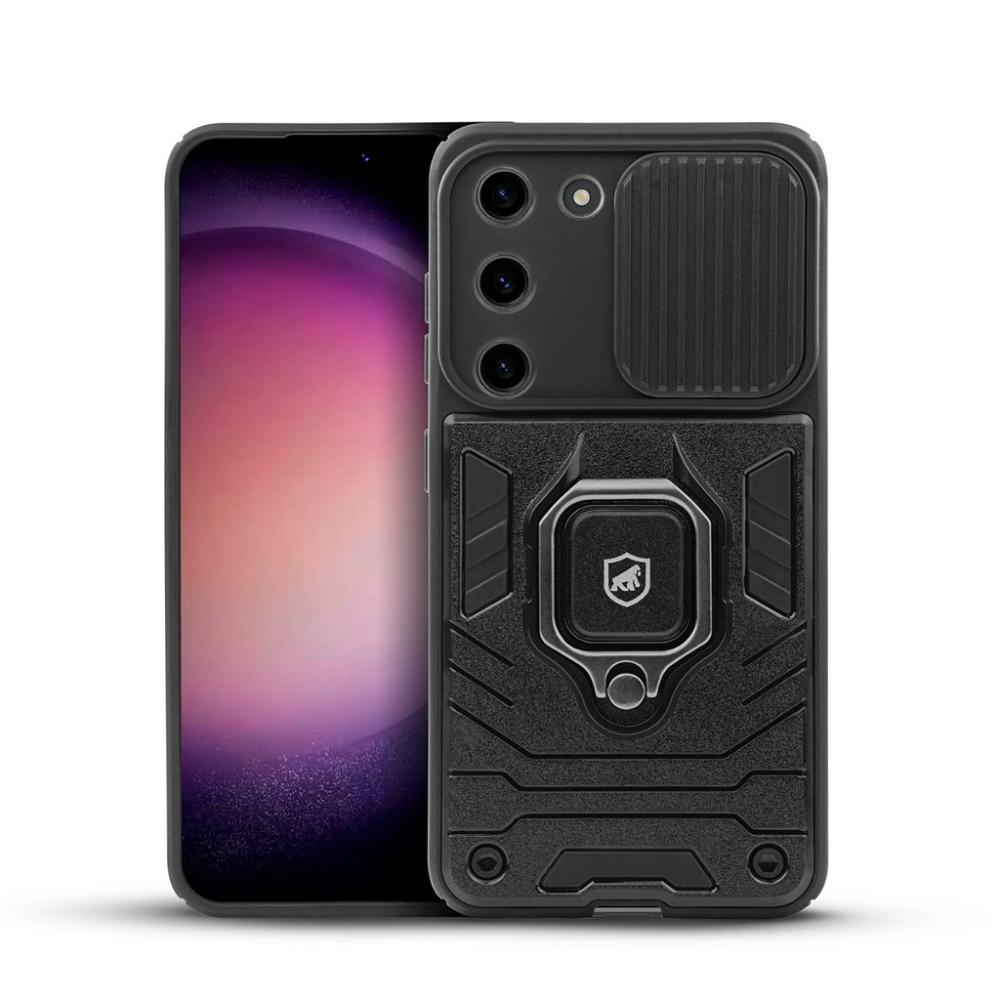 Kit Capa case capinha Defender e Película Dual Glass para Samsung Galaxy S23 Plus - Gshield - 3