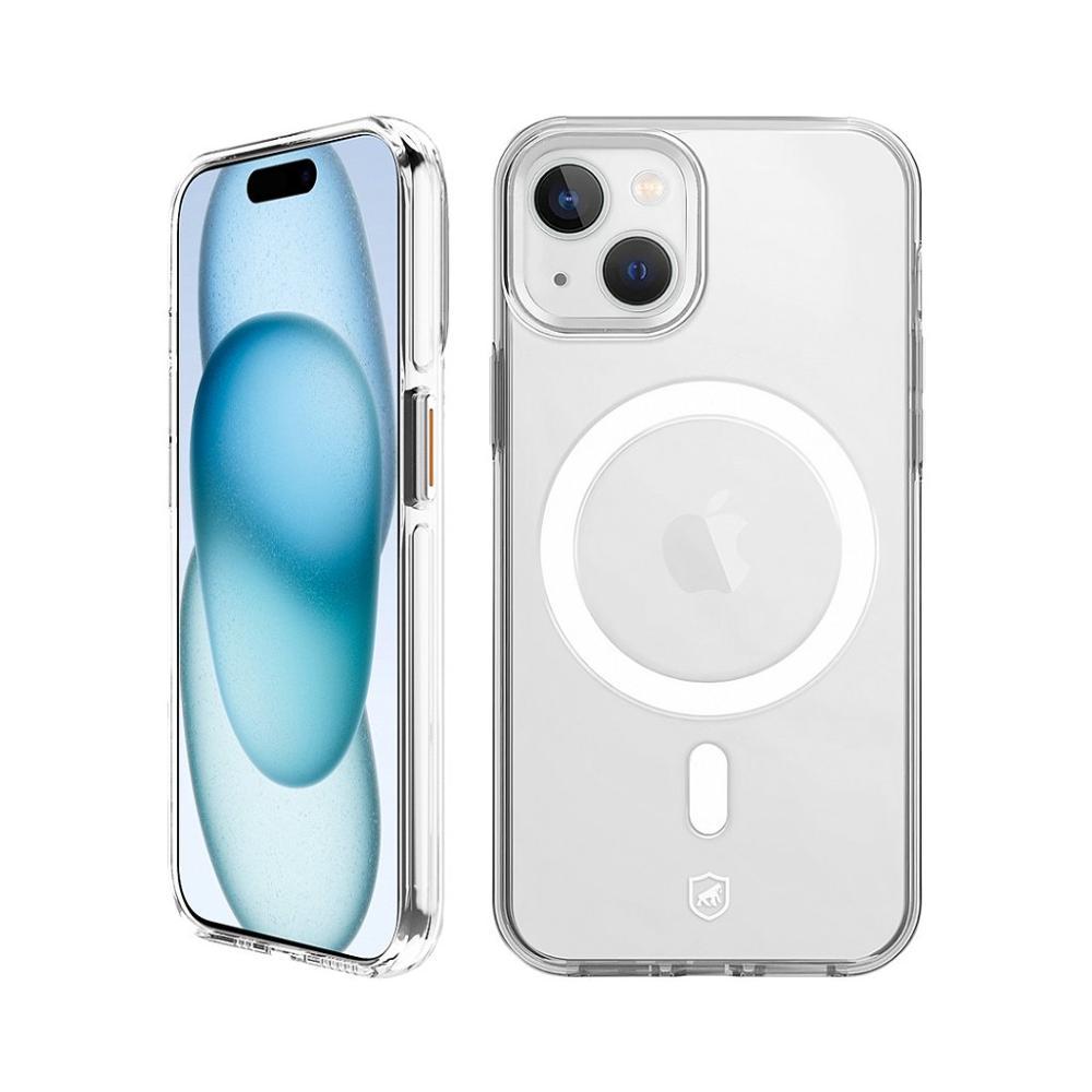 Kit Capa case capinha MagSafe Crystal Armor e Pelicula Defender Pro Privacidade para iPhone 15 - Gshield - 3