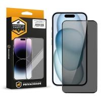 Kit Capa case capinha Gravity Preta e Pelicula Defender Pro Privacidade para iPhone 15 Plus - Gshield - 7