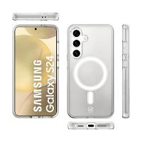 Capa case capinha MagSafe para Samsung Galaxy S24 - Transparente - Gshield - 5