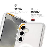 Capa case capinha MagSafe para Samsung Galaxy S24 Plus - Transparente - Gshield - 3
