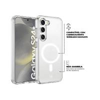 Capa case capinha MagSafe para Samsung Galaxy S24 Plus - Transparente - Gshield