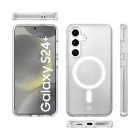 Capa case capinha MagSafe para Samsung Galaxy S24 Plus - Transparente - Gshield - 5