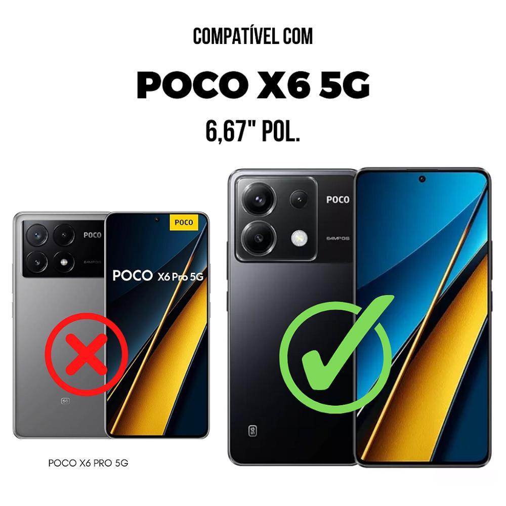 Capa case capinha para Xiaomi POCO X6 - Silicon Veloz - Gshield - 2