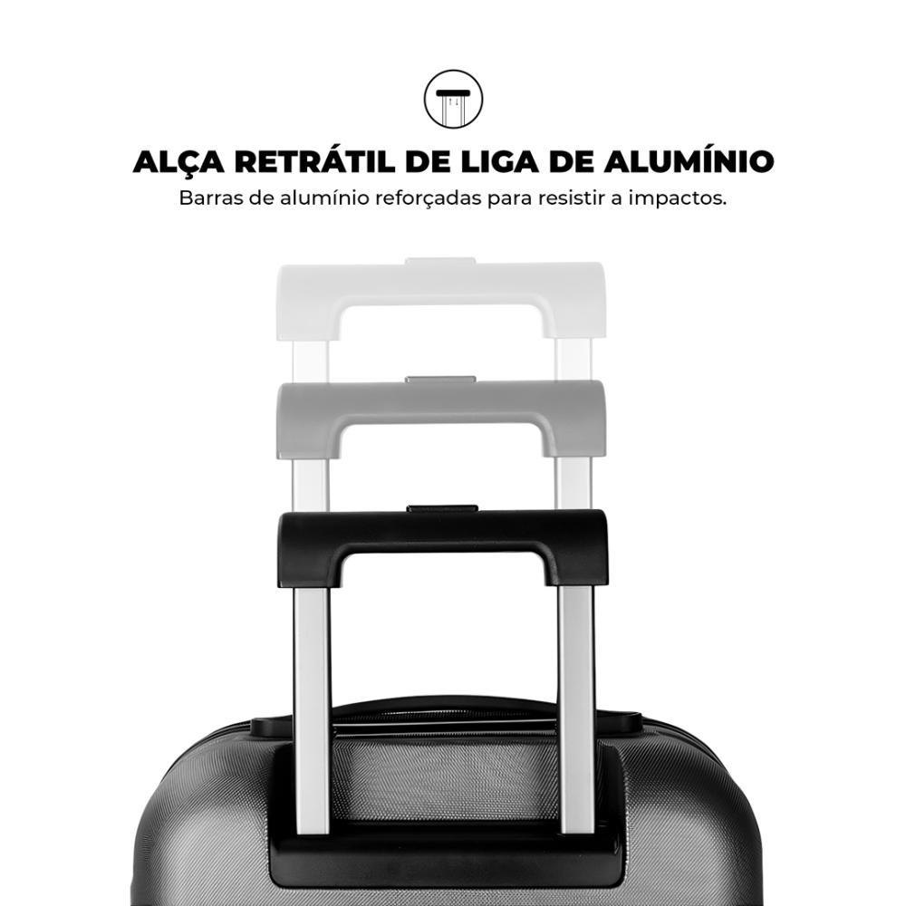 Mala de Viagem Armor com Rodas 360° - Média - Gshield - 7