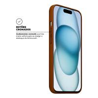 Capa para iPhone 15 - Couro Dual Marrom - Gshield