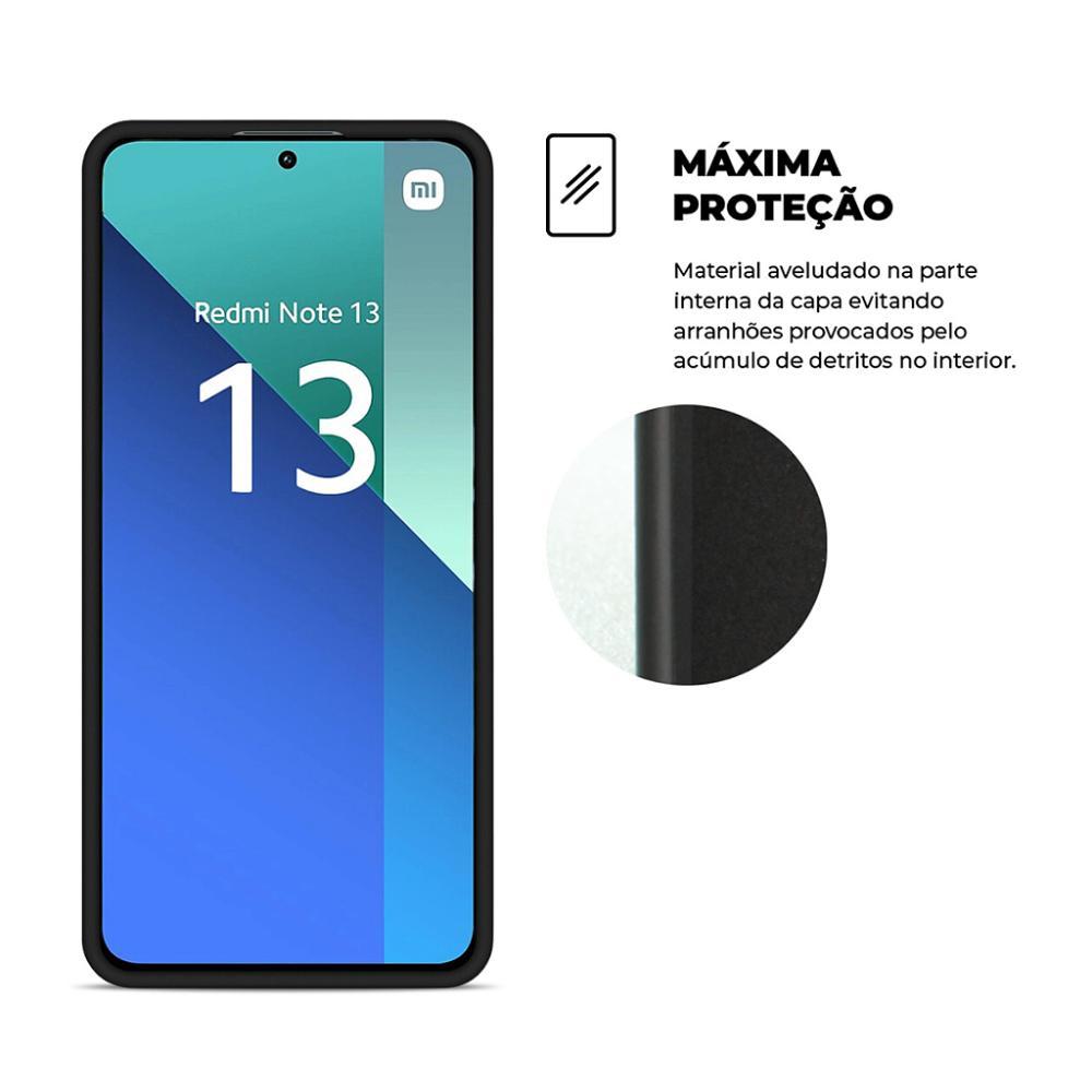 Capa case capinha para Xiaomi Redmi Note 13 - Silicon Veloz - Gshield - 3