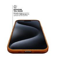 Capa para iPhone 15 Pro - Couro Dual Marrom - Gshield - 5