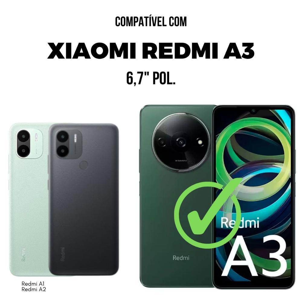 Película para Xiaomi Redmi A3 - Traseira de Fibra de Carbono - Gshield - 2