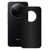 Película para Xiaomi Redmi A3 - Traseira de Fibra de Carbono Preta - Gshield - 1