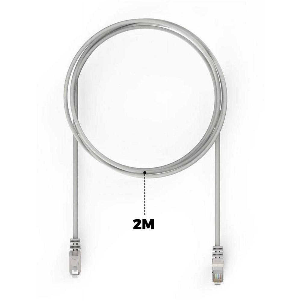 Cabo de Rede CAT.5E - 2m - Cinza - HP - 4