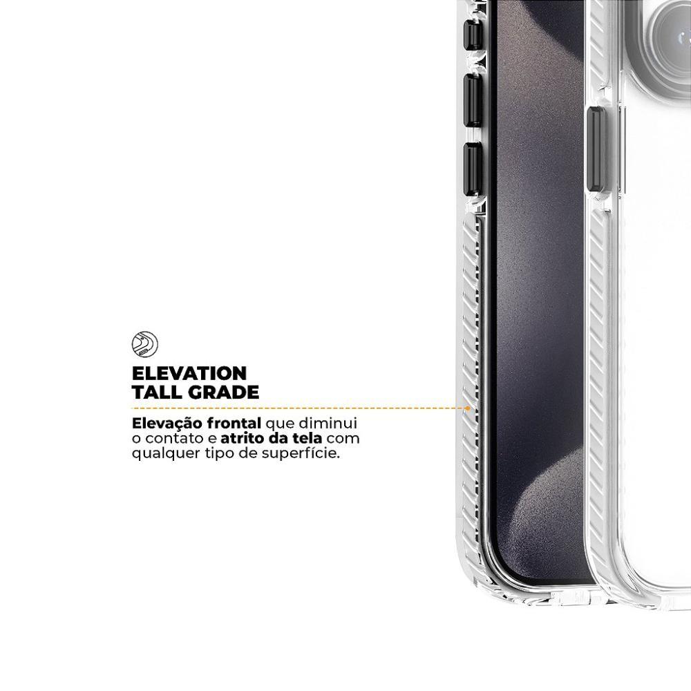 Kit Capa case capinha Urus Branca e Pelicula Defender Pro Privacidade para iPhone 15 Pro - Gshield - 5