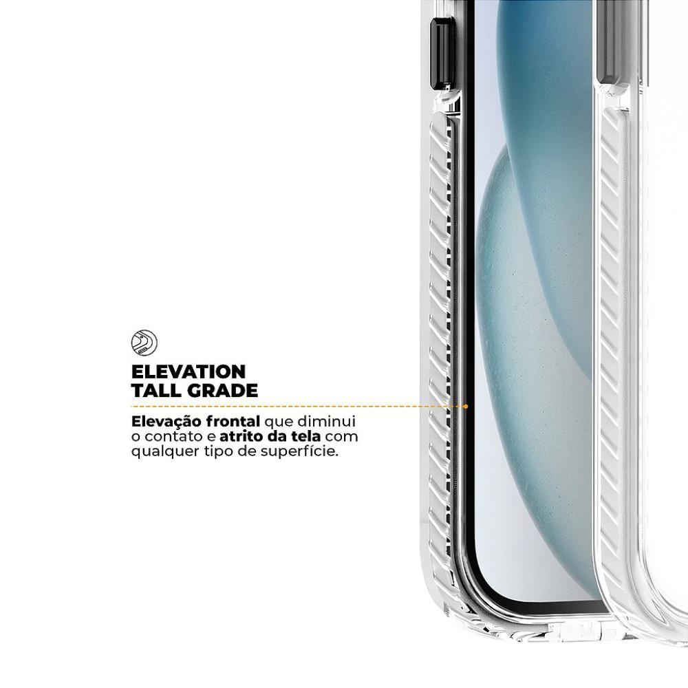Kit Capa case capinha Urus Branca e Pelicula Defender Pro Privacidade para iPhone 15 - Gshield - 5