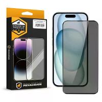 Kit Capa case capinha Urus Branca e Pelicula Defender Pro Privacidade para iPhone 15 - Gshield - 8