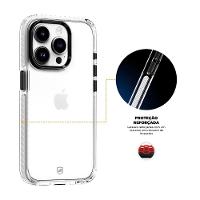 Kit Capa case capinha Urus Branca e Pelicula Coverage 5D Pro Preta para iPhone 15 Pro - Gshield