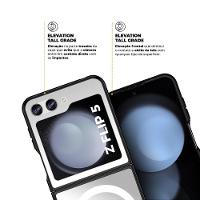 Capa case capinha MagSafe para Samsung Galaxy Z Flip 5 - Preta - Gshield - 5