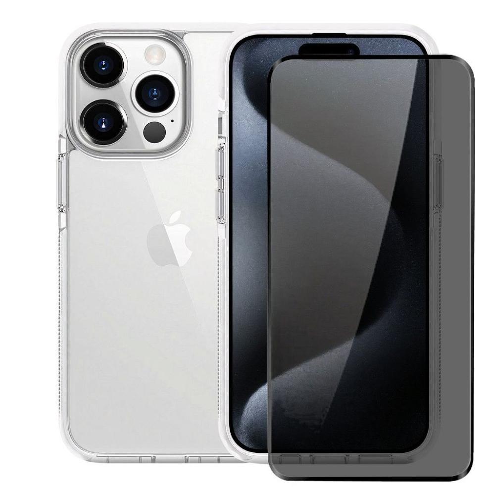 Kit Capa case capinha Anti-Slip  e Pelicula Defender Pro Privacidade para iPhone 15 Pro Max - Gshield - 1