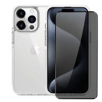 Kit Capa case capinha Anti-Slip  e Pelicula Defender Pro Privacidade para iPhone 15 Pro Max - Gshield - 1