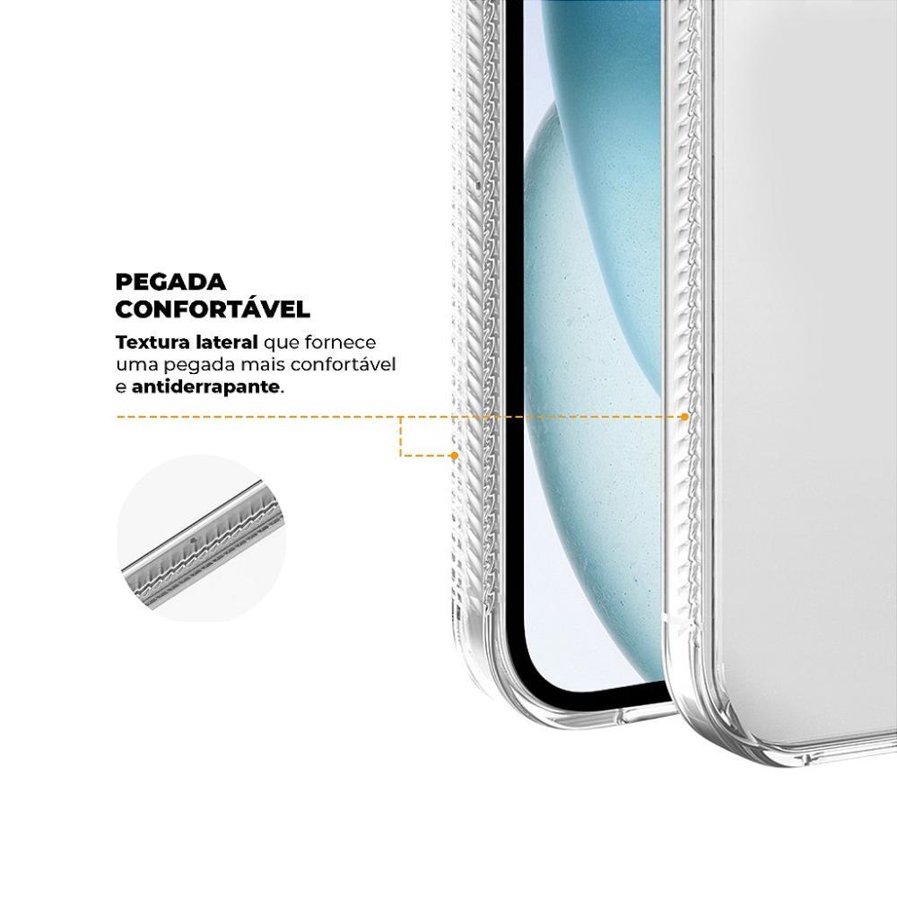 Kit Capa case capinha Anti-Slip  e Pelicula Defender Pro Privacidade para iPhone 15 - Gshield - 5