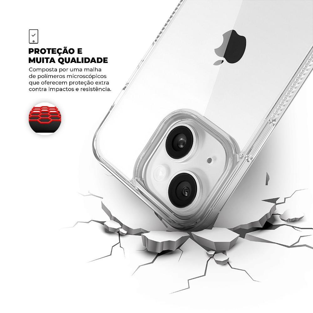 Kit Capa case capinha Anti-Slip  e Pelicula Defender Pro Privacidade para iPhone 15 - Gshield - 6