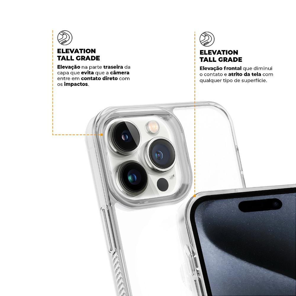 Kit Capa case capinha Anti-Slip e Pelicula Ultra Glass para iPhone 15 Pro - Gshield - 3