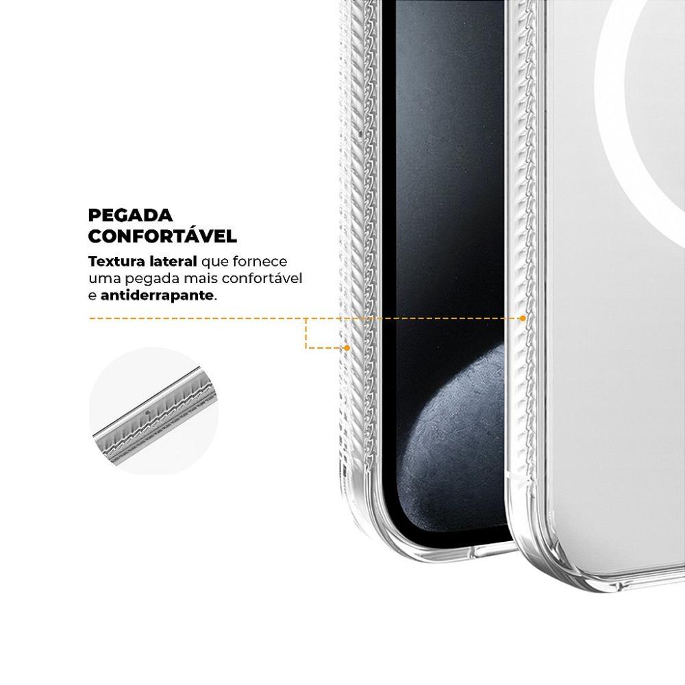 Kit Capa case capinha Anti-Slip Magsafe  e Pelicula Defender Pro Privacidade para iPhone 15 Pro - Gshield - 6
