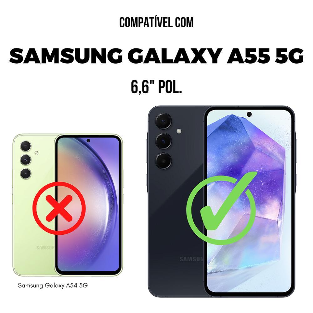 Película para Samsung Galaxy A55 5G - Traseira de Fibra de Carbono Preta - Gshield - 2