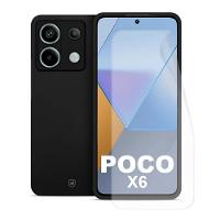 Kit Capa case capinha Silicon Veloz e Película Hydrogel HD para Xiaomi Poco X6 5G - Gshield - 1